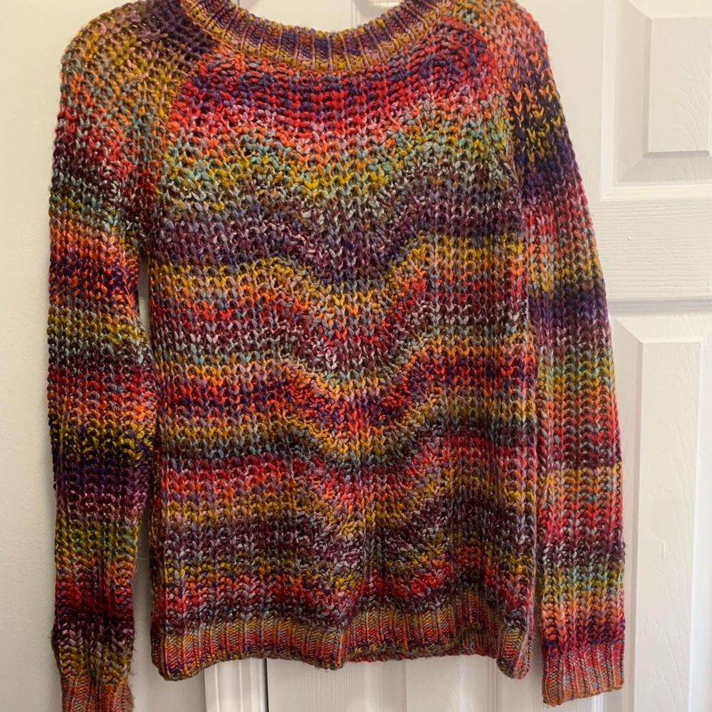 Knit multicolor sweater